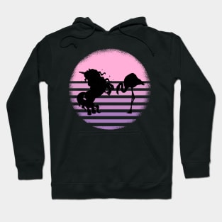 Unicorn and Flamingo Hoodie